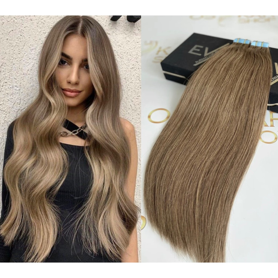 Extensii Tape-in Russian Hair #8A Extensii Tape-in Russian Hair #8A